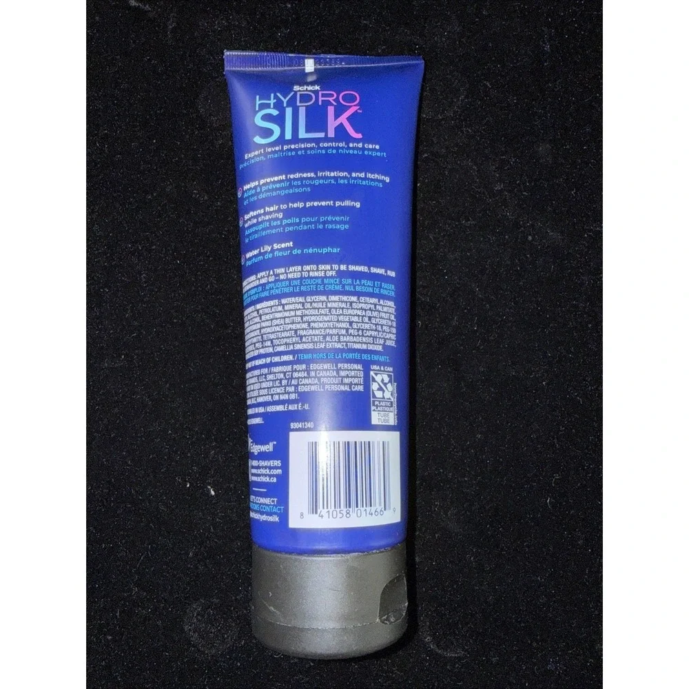 Schick Hydro Silk Shave Cream 24Hr Moisturizer Bikini Area Aloe & Shea 8oz. 5564